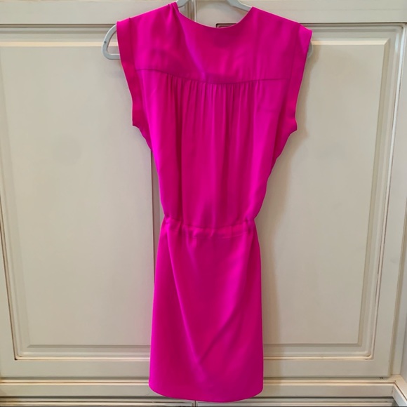 Amanda Uprichard hot pink mini dress size L - Picture 4 of 4
